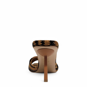 Sandale saboti animal print 105