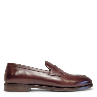 Loafers 75415P maro din piele naturala 105
