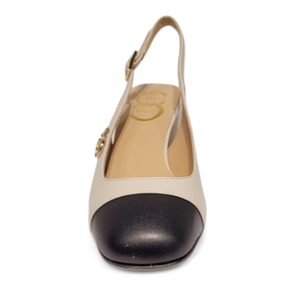 Pantofi Cleo slingback bej 105