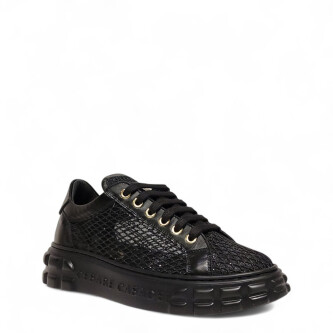 Sneakers Off Road negri model cu plasa 105