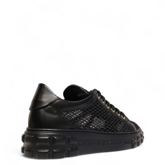 Sneakers Off Road negri model cu plasa 105