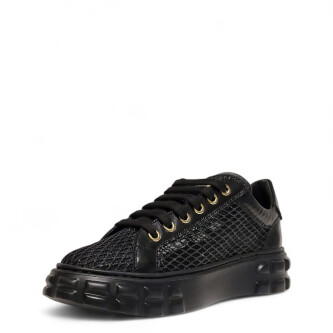 Sneakers Off Road negri model cu plasa 105