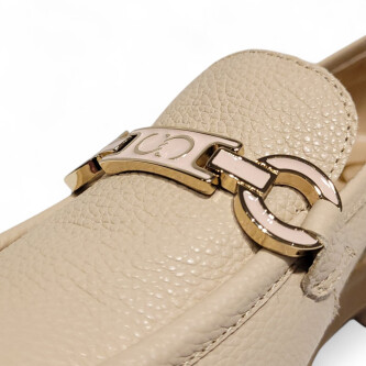 Loafers CC bej din piele naturala 105