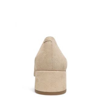 Pantofi Cleo bej cu cristale 105
