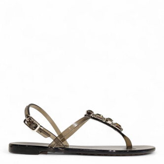 Sandale negre Jelly A 105