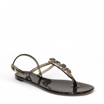 Sandale negre Jelly A 105