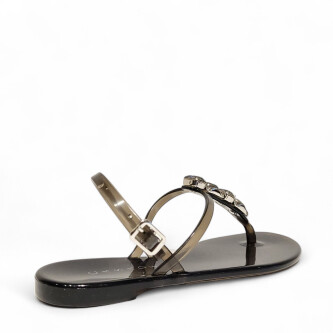 Sandale negre Jelly A 105
