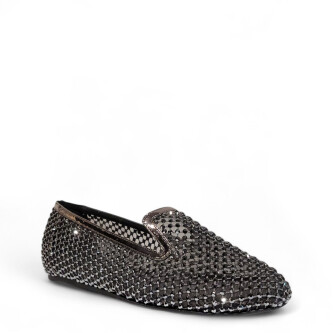 Loafers negri Prince cu cristale 105