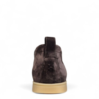 Loafers antracit Felix din piele intoarsa 205