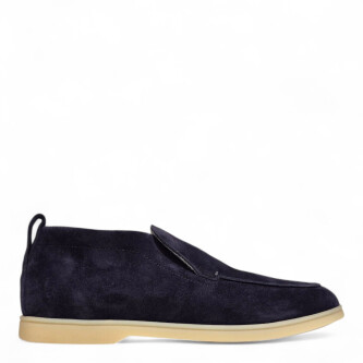 Loafers bleumarin Felix din piele intoarsa 205