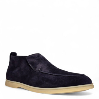Loafers bleumarin Felix din piele intoarsa 205