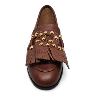 Loafers maro cu tinte 205