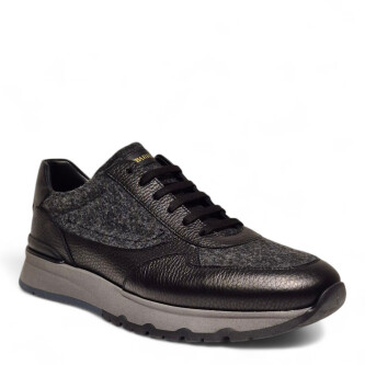 Sneakers negri G10-13806 cu siret 205