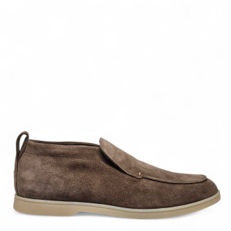 Loafers maro Felix din piele intoarsa  205