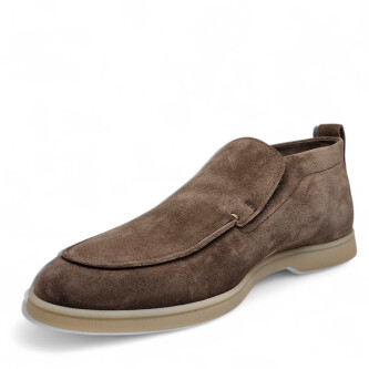 Loafers maro Felix din piele intoarsa  205