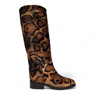 Cizme Charlotte print leopard 205