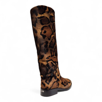 Cizme Charlotte print leopard 205