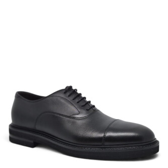 Pantofi Oxford 81300 negri V15 202