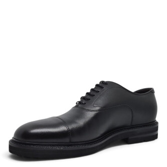 Pantofi Oxford 81300 negri V15 202