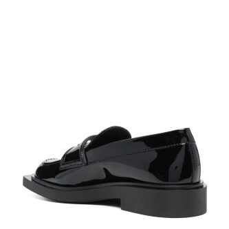 Loafers negri cu varf patrat