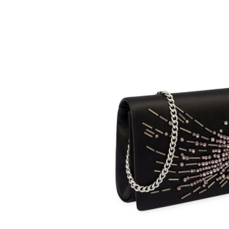 Geanta clutch cu aplicatii cristale