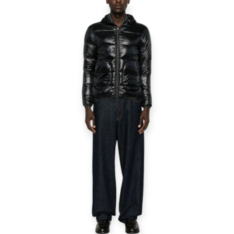 Jacheta de puf matlasata neagra