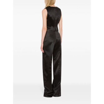 Vestă din satin negru 25