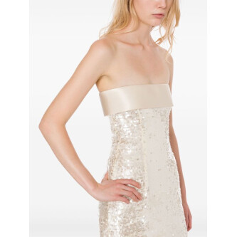 Rochie mini cu paiete ivory 25