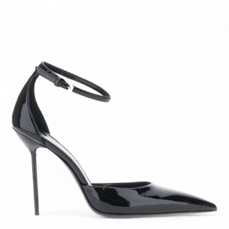 Pantofi Lidia negri din piele lacuita 205