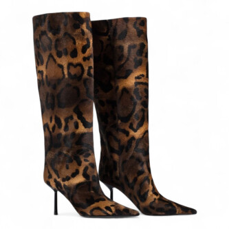 Cizme Bella print leopard 205