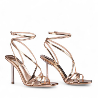 Sandale Belen roz auriu 205