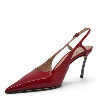 Pantofi slingback rosii Samurai Julia 102