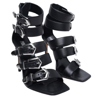 Sandale negre Ursula