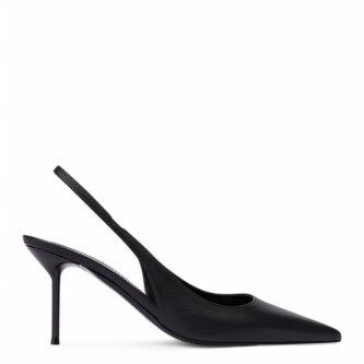 Pantofi slingback Lidia negri din piele naturala 105