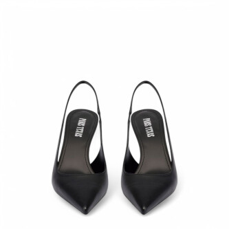 Pantofi slingback Lidia negri din piele naturala 105