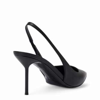 Pantofi slingback Lidia negri din piele naturala 105