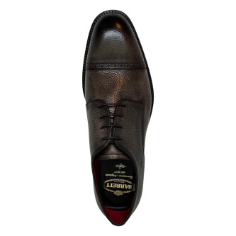 Pantofi Derby maro din piele naturală