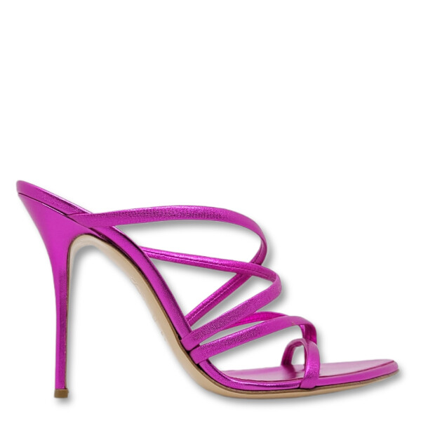 Sandale roz fuchsia 