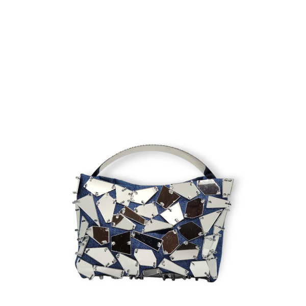 Geanta Tay Denim Glass