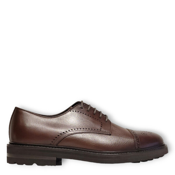Pantofi Derby maro 82218