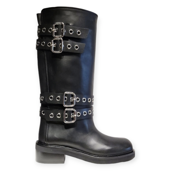 Cizme negre din piele naturala FW24
