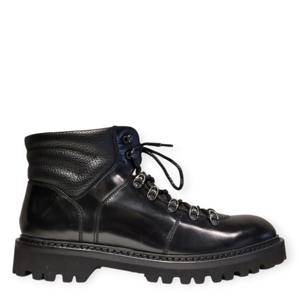 Ghete negre casual U055