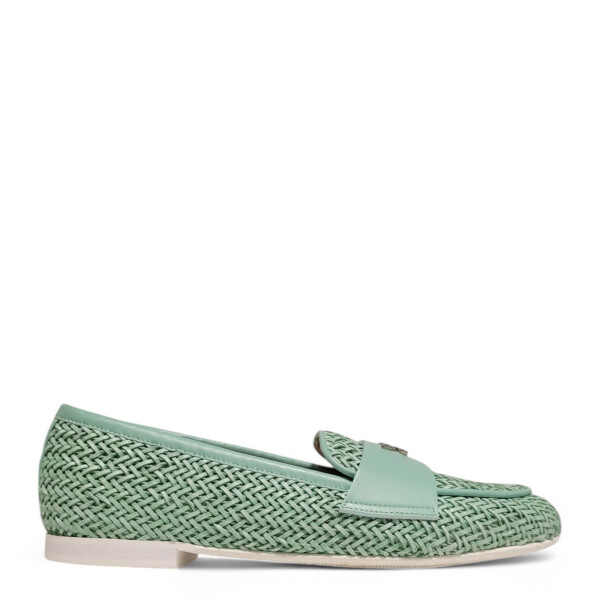 Loafers Hanoi verzi 105 Casadei